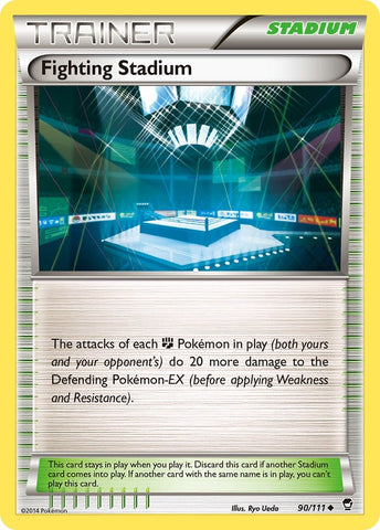 Image for Fighting Stadium (90/111) (XY - Furious Fists) - Pokemon