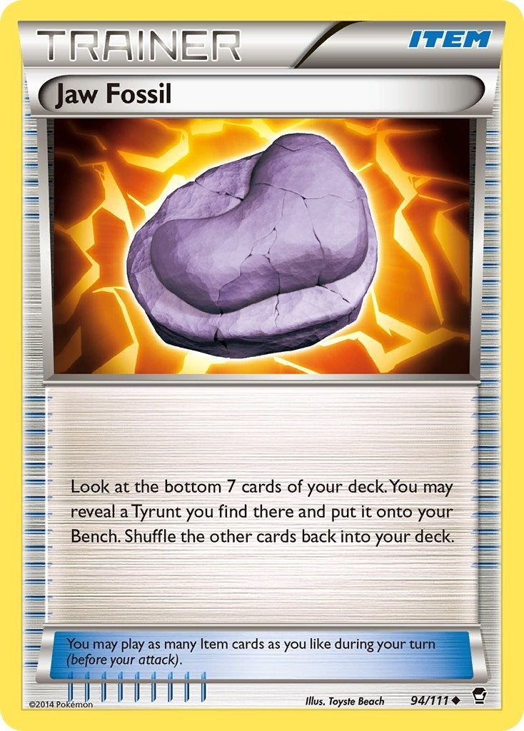 Image for Jaw Fossil (94/111) (XY - Furious Fists) - Pokemon