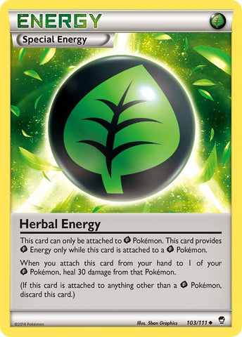 Image for Herbal Energy (103/111) (XY - Furious Fists) - Pokemon