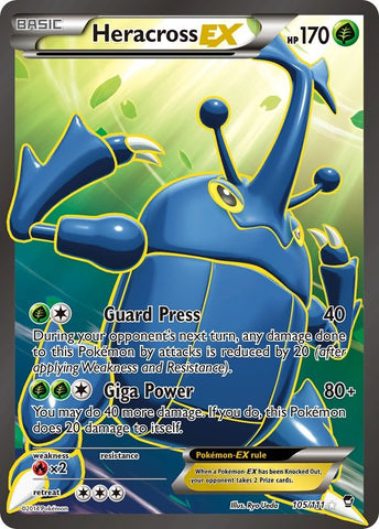 Image for Heracross EX (105 Full Art) (105/111) (XY - Furious Fists) - Pokemon