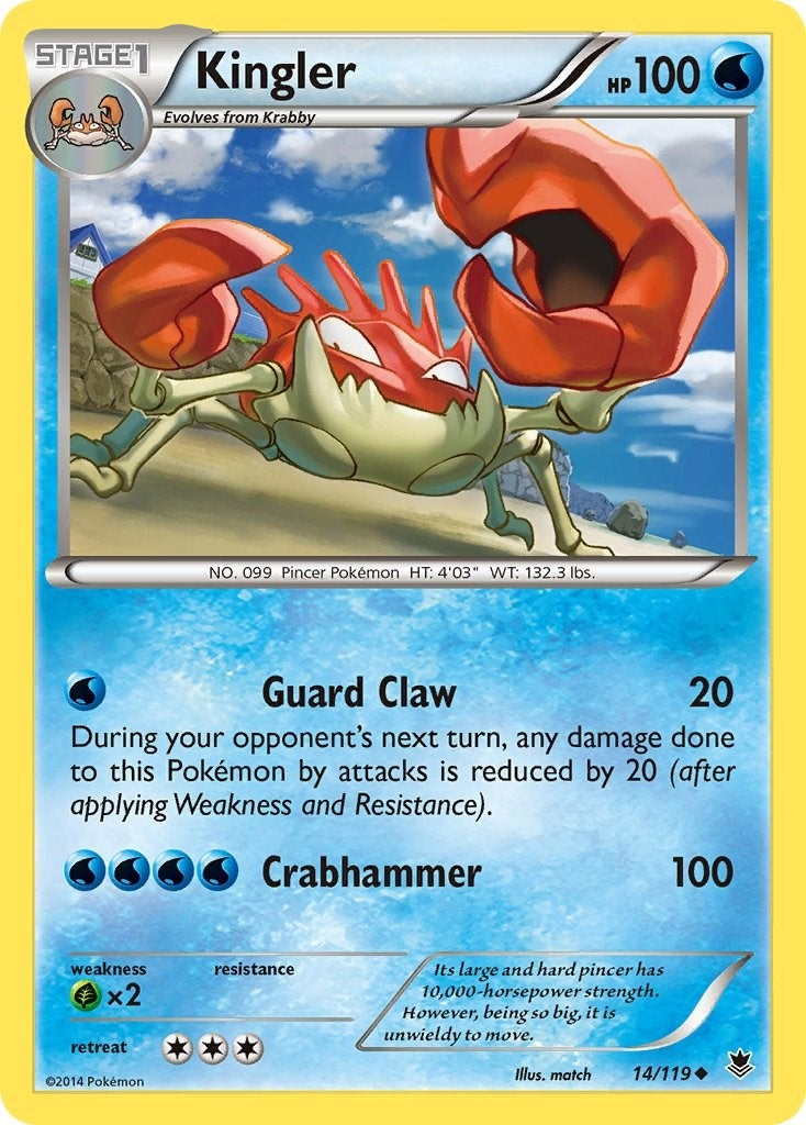 Image for Kingler (14/119) (XY - Phantom Forces) - Pokemon