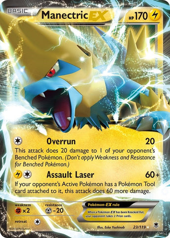 Image for Manectric EX (23/119) (XY - Phantom Forces) - Pokemon