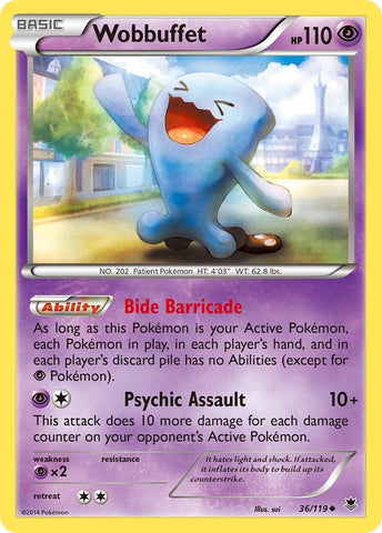 Image for Wobbuffet (36/119) (XY - Phantom Forces) - Pokemon