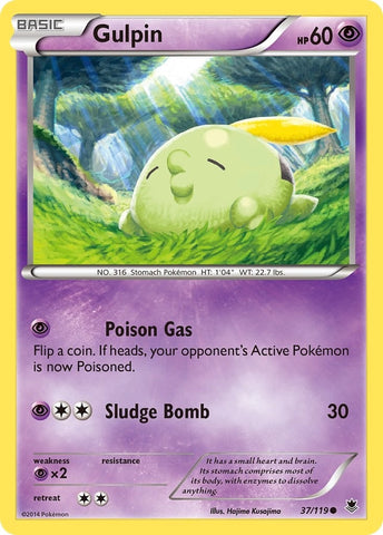 Image for Gulpin (37/119) (XY - Phantom Forces) - Pokemon