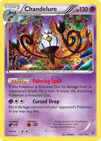 Image for Chandelure (43/119) (XY - Phantom Forces) - Pokemon