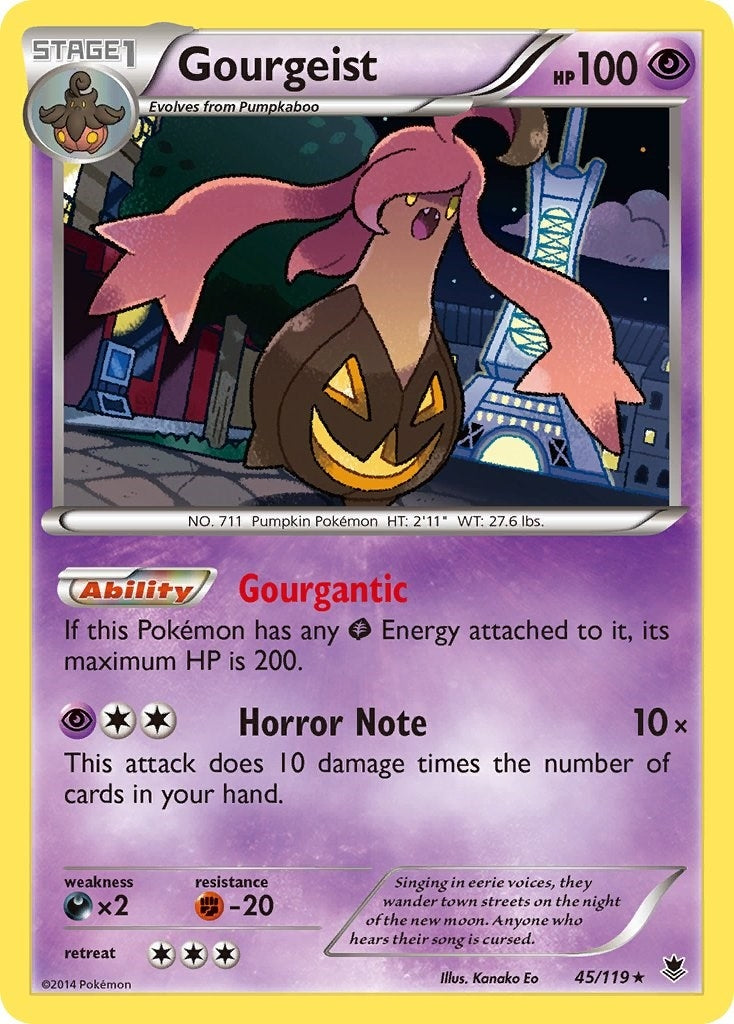 Image for Gourgeist (45/119) (XY - Phantom Forces) - Pokemon