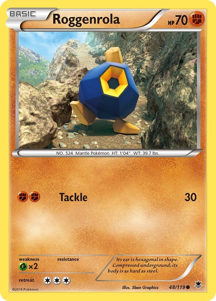 Image for Roggenrola (48/119) (XY - Phantom Forces) - Pokemon