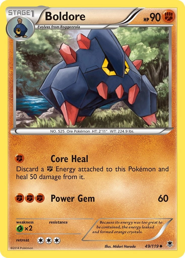 Image for Boldore (49/119) (XY - Phantom Forces) - Pokemon