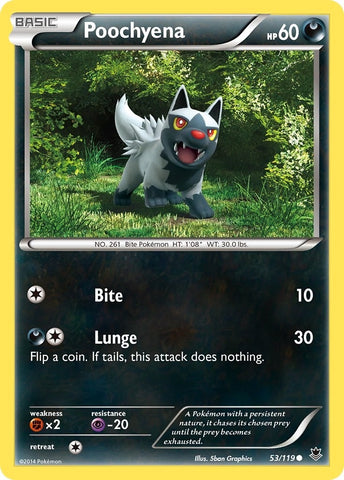Image for Poochyena (53/119) (XY - Phantom Forces) - Pokemon