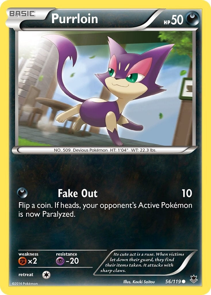 Image for Purrloin (56/119) (XY - Phantom Forces) - Pokemon
