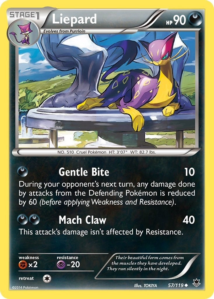Image for Liepard (57/119) (XY - Phantom Forces) - Pokemon