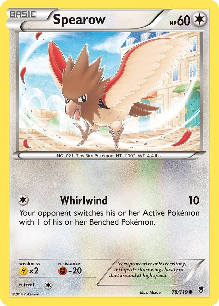 Image for Spearow (78/119) (XY - Phantom Forces) - Pokemon