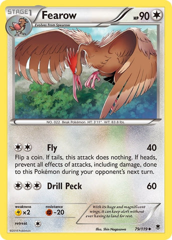 Image for Fearow (79/119) (XY - Phantom Forces) - Pokemon