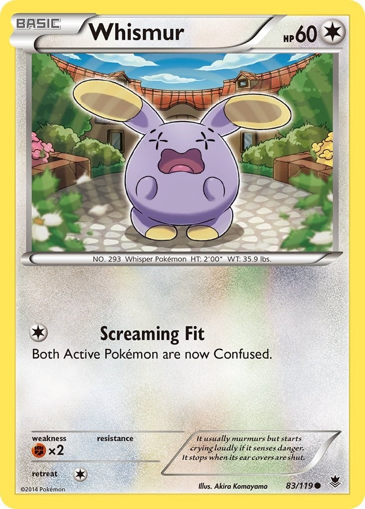 Image for Whismur (83/119) (XY - Phantom Forces) - Pokemon