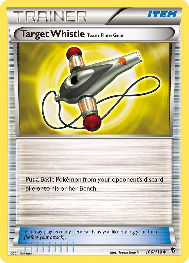 Image for Target Whistle (106/119) (XY - Phantom Forces) - Pokemon