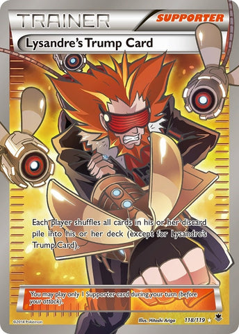 Image for Lysandre's Trump Card (118 Full Art) (118/119) (XY - Phantom Forces) - Pokemon
