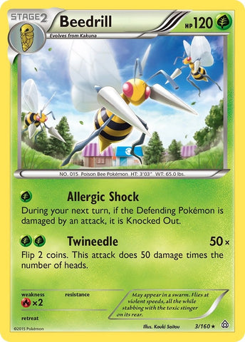 Image for Beedrill (3/160) (XY - Primal Clash) - Pokemon