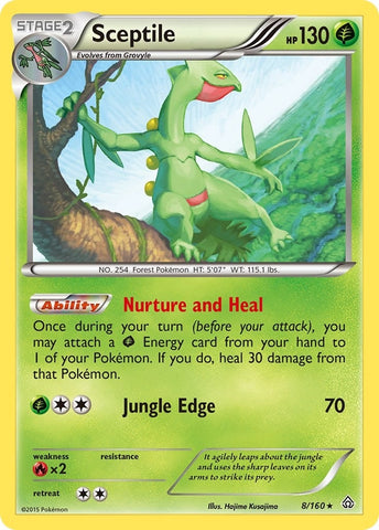 Image for Sceptile (8/160) (XY - Primal Clash) - Pokemon