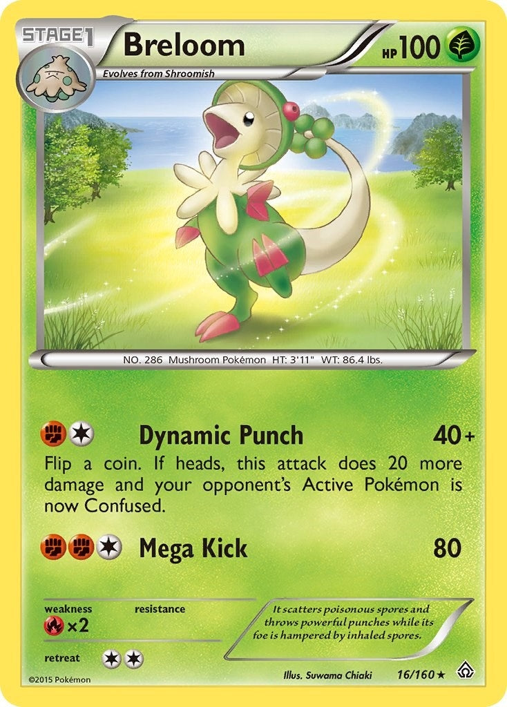 Image for Breloom (16/160) (XY - Primal Clash) - Pokemon