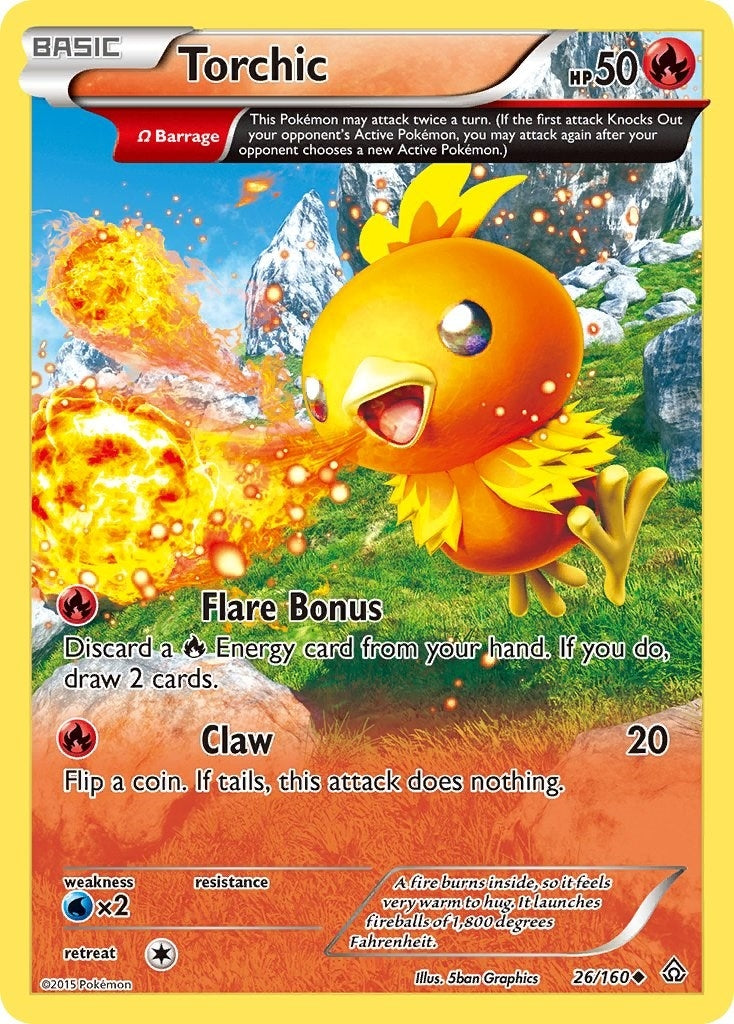 Image for Torchic (Omega) (26/160) (XY - Primal Clash) - Pokemon