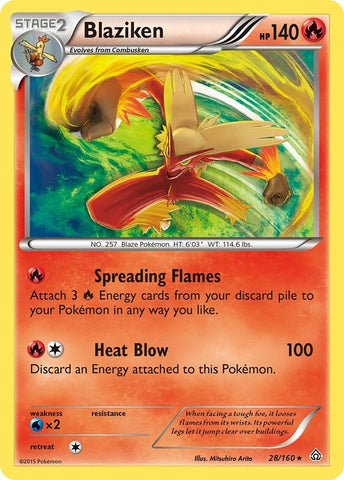 Image for Blaziken (28/160) (XY - Primal Clash) - Pokemon