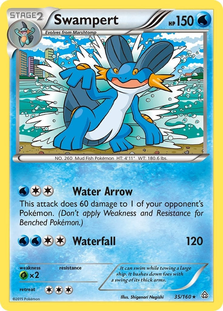 Image for Swampert (35/160) (XY - Primal Clash) - Pokemon