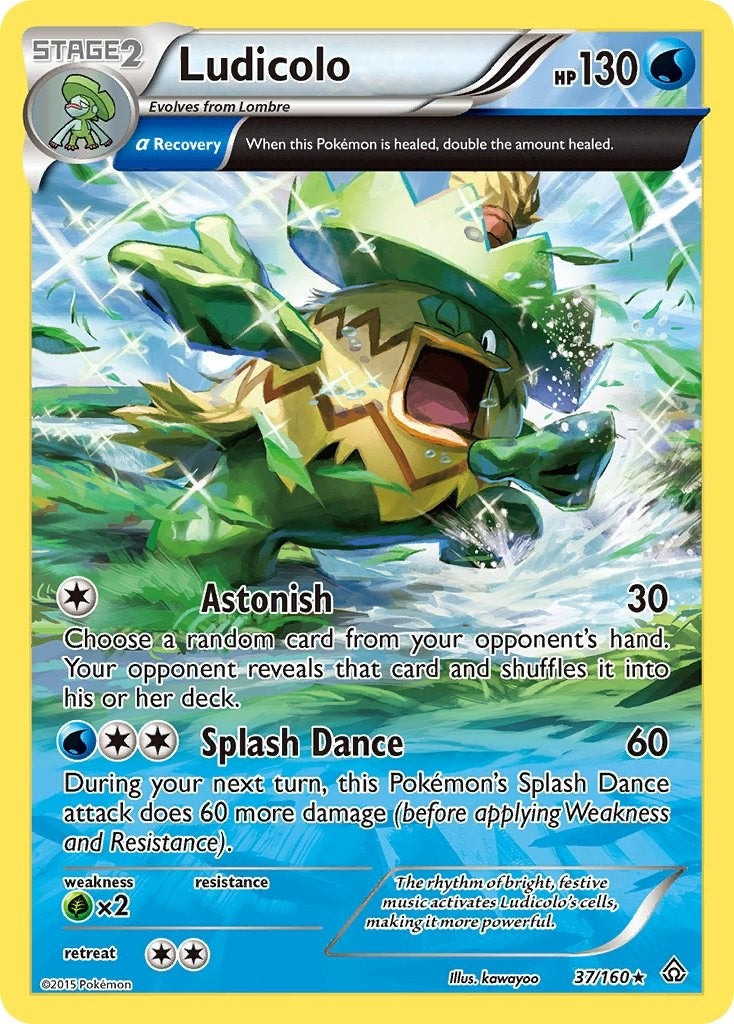 Image for Ludicolo (Alpha) (37/160) (XY - Primal Clash) - Pokemon
