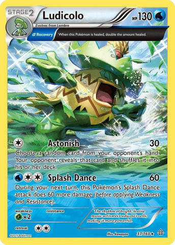Image for Ludicolo (Alpha) (37/160) (XY - Primal Clash) - Pokemon