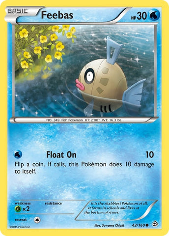 Image for Feebas (43/160) (XY - Primal Clash) - Pokemon