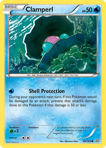 Image for Clamperl (49/160) (XY - Primal Clash) - Pokemon
