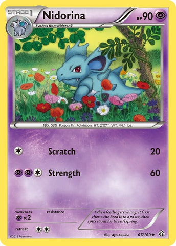 Image for Nidorina (67/160) (XY - Primal Clash) - Pokemon