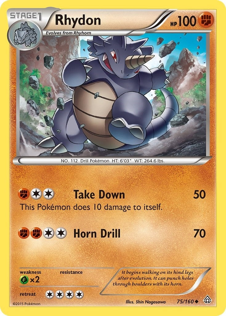 Image for Rhydon (75/160) (XY - Primal Clash) - Pokemon