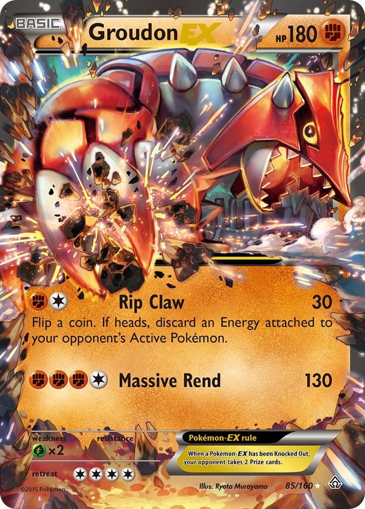 Image for Groudon EX (85/160) (XY - Primal Clash) - Pokemon