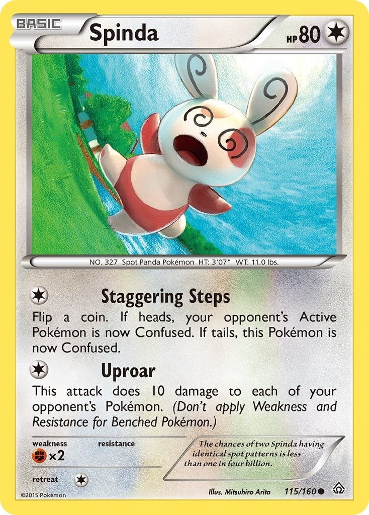 Image for Spinda (115/160) (XY - Primal Clash) - Pokemon