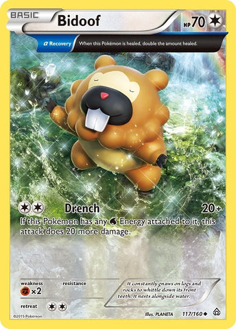 Image for Bidoof (Alpha) (117/160) (XY - Primal Clash) - Pokemon