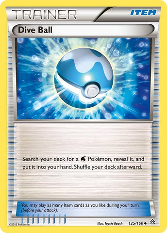 Image for Dive Ball (125/160) (XY - Primal Clash) - Pokemon
