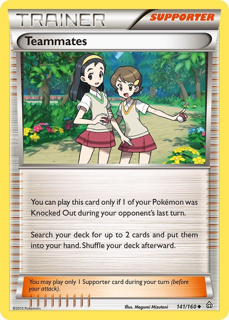 Image for Teammates (141/160) (XY - Primal Clash) - Pokemon
