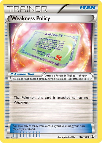 Image for Weakness Policy (142/160) (XY - Primal Clash) - Pokemon