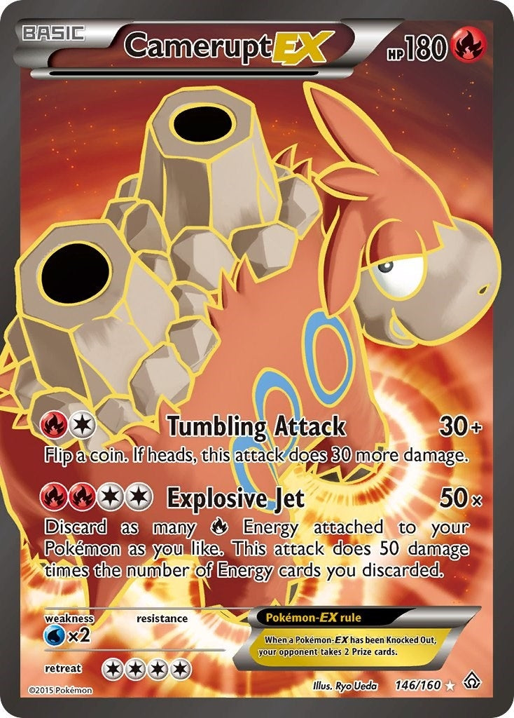 Image for Camerupt EX (146 Full Art) (146/160) (XY - Primal Clash) - Pokemon