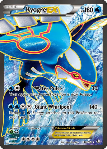 Image for Kyogre EX (148 Full Art) (148/160) (XY - Primal Clash) - Pokemon