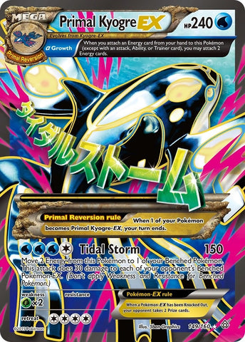 Image for Primal Kyogre EX (Alpha - 149 Full Art) (149/160) (XY - Primal Clash) - Pokemon