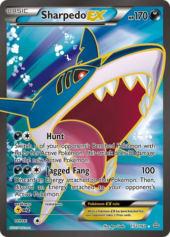 Image for Sharpedo EX (152 Full Art) (152/160) (XY - Primal Clash) - Pokemon