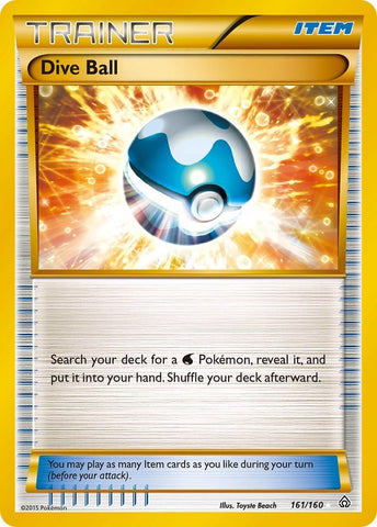 Image for Dive Ball (161 Secret Rare) (161/160) (XY - Primal Clash) - Pokemon