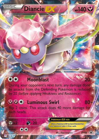 Diancie EX - XY43 (XY43) (XY Promos) (PR) Pokemon