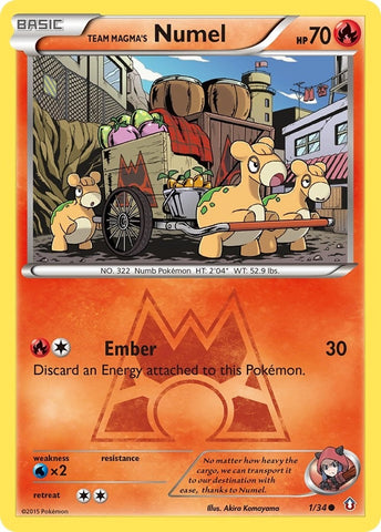 Image for Team Magma's Numel (1/34) (Double Crisis) - Pokemon