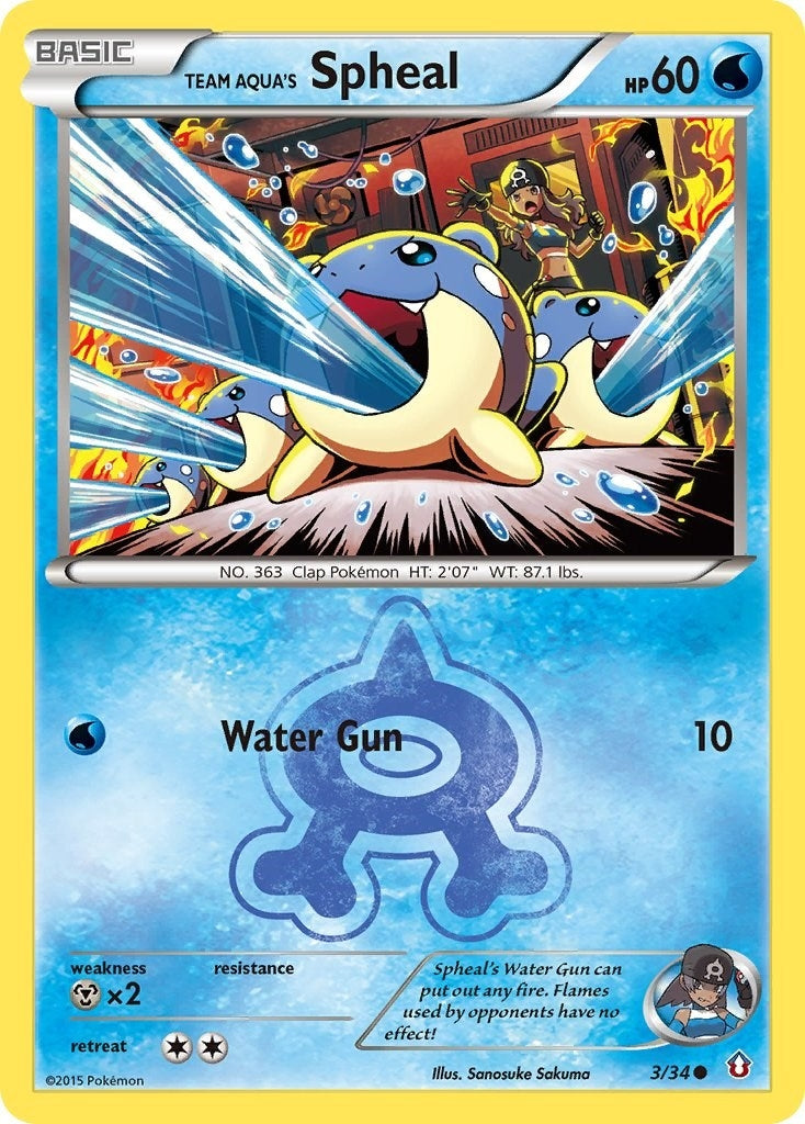 Image for Team Aqua's Spheal (3/34) (Double Crisis) - Pokemon