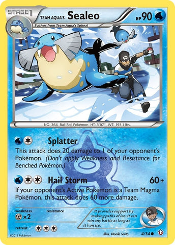 Image for Team Aqua's Sealeo (4/34) (Double Crisis) - Pokemon