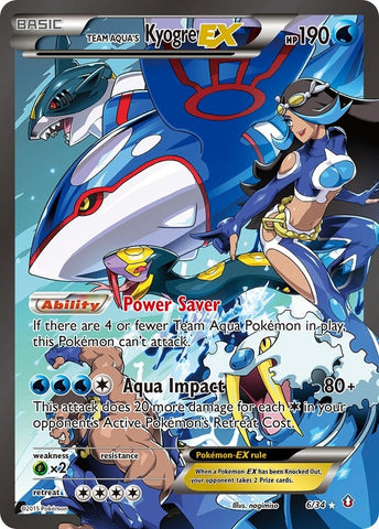 Image for Team Aqua's Kyogre EX (6/34) (Double Crisis) - Pokemon