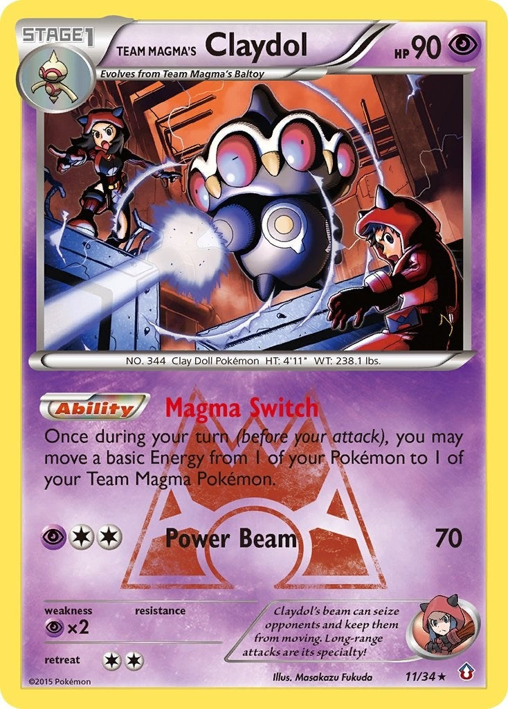 Image for Team Magma's Claydol (11/34) (Double Crisis) - Pokemon
