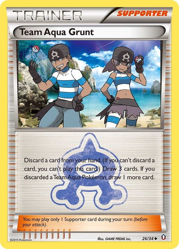 Image for Team Aqua Grunt (26/34) (Double Crisis) - Pokemon